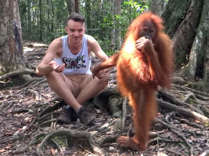 Bartek Zobek i orangutan